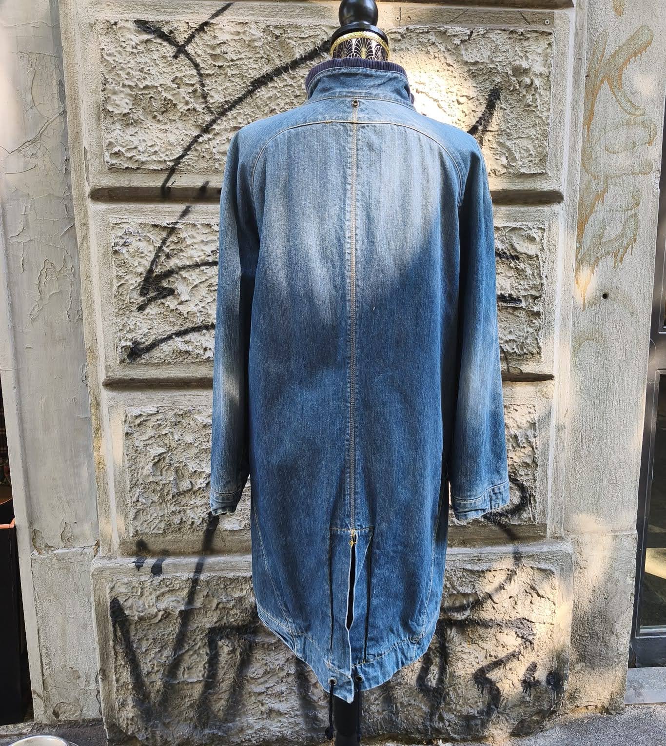 Giacca vintage in jeans Levi's Engineered trapuntata Taglia M