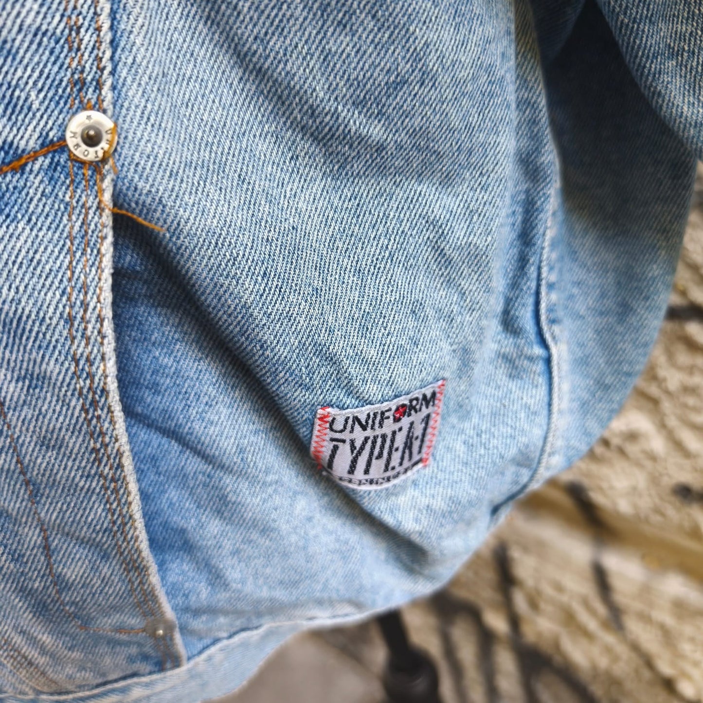 Giacca uomo in jeans vintage Uniform Type-A-1 Taglia xl