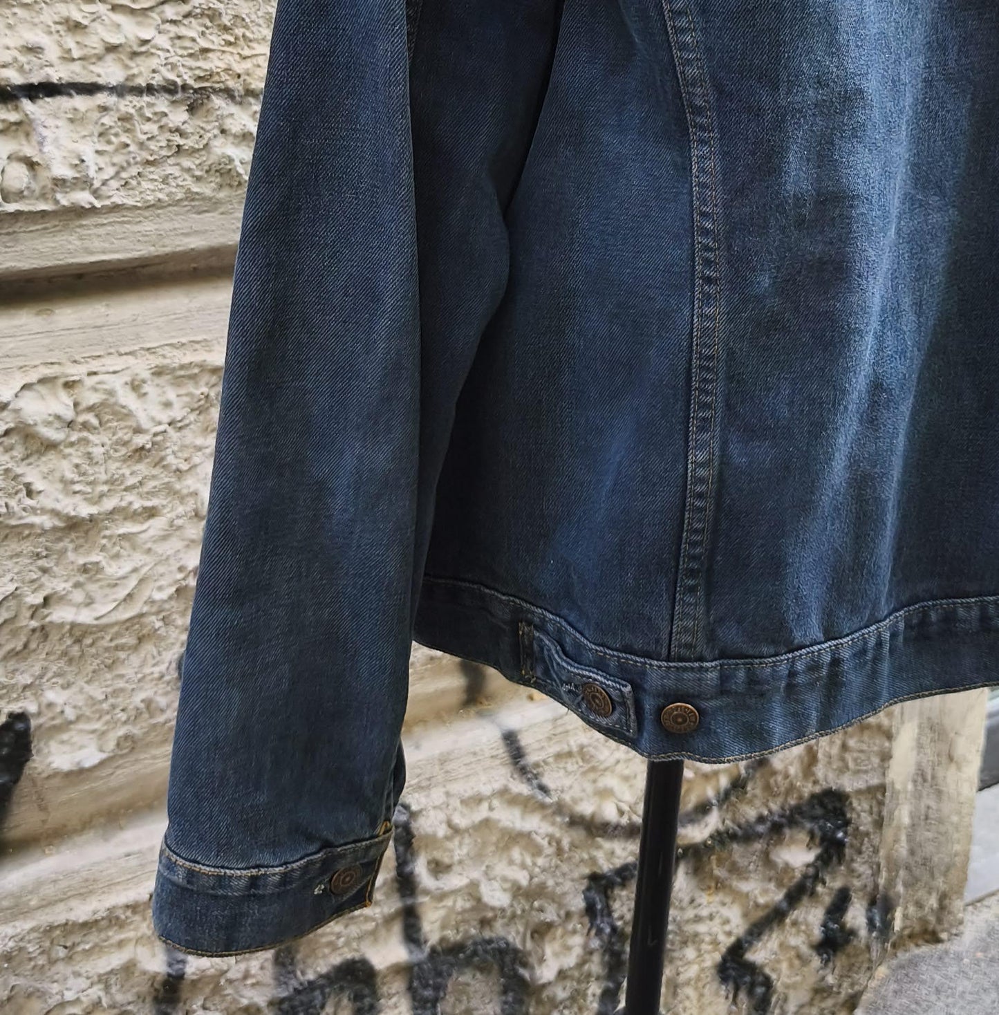 Giacca vintage in jeans Levi's blu scuro Taglia xl