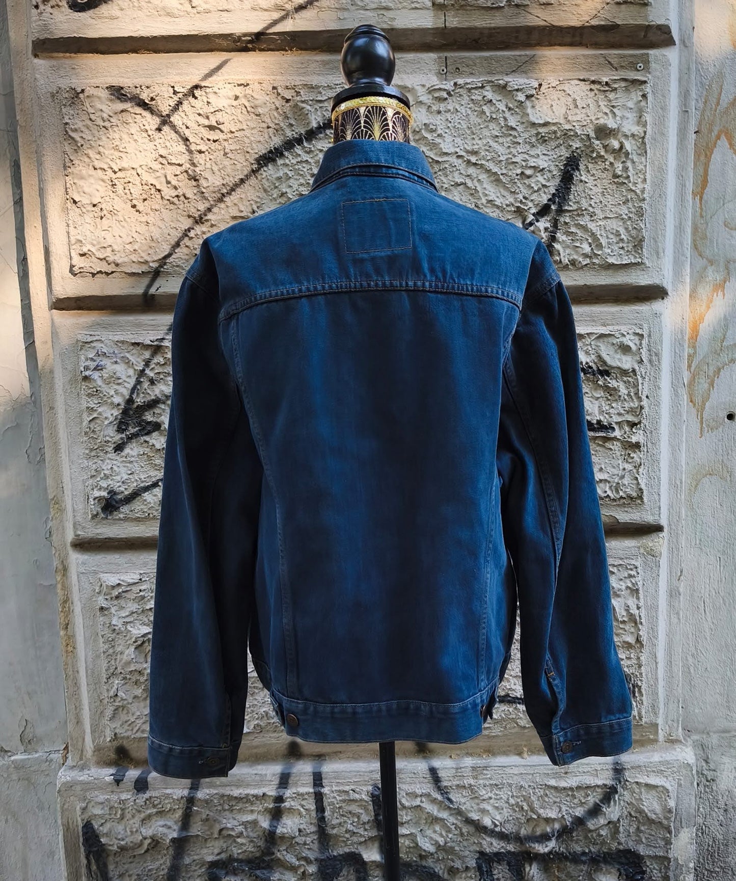 Giacca vintage in jeans Levi's blu scuro Taglia xl