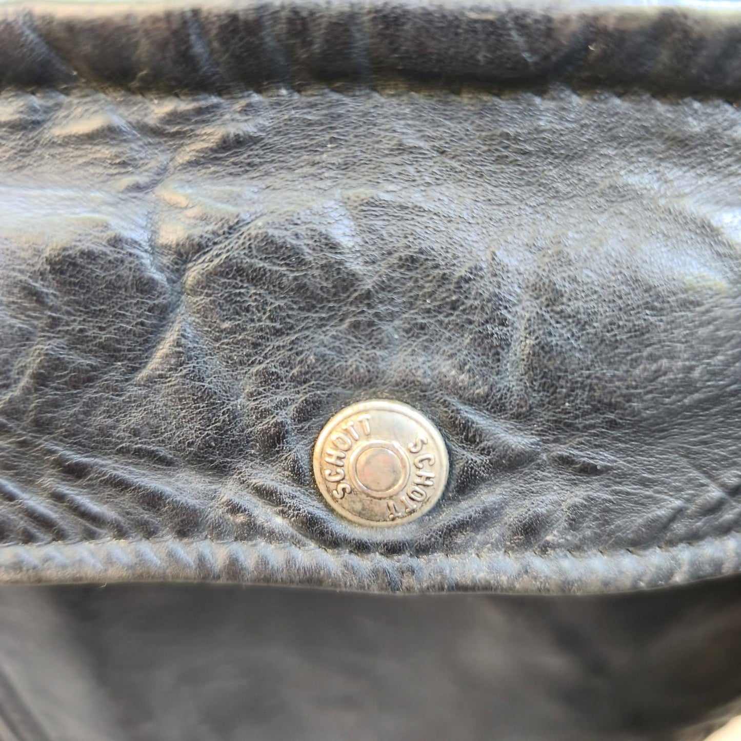 Giacca in pelle vintage Schott N.Y.C. Taglia xl
