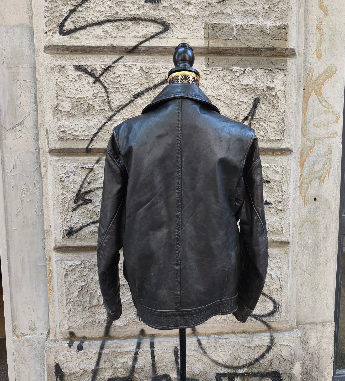 Giacca in pelle vintage Schott N.Y.C. Taglia xl