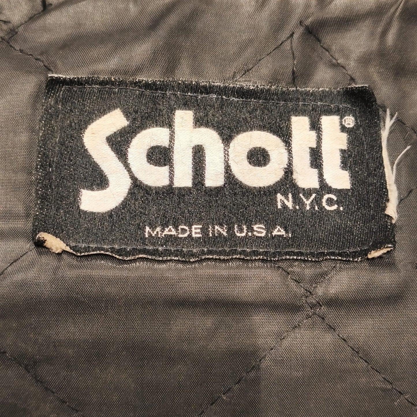 Giacca in pelle vintage Schott N.Y.C. Taglia xl