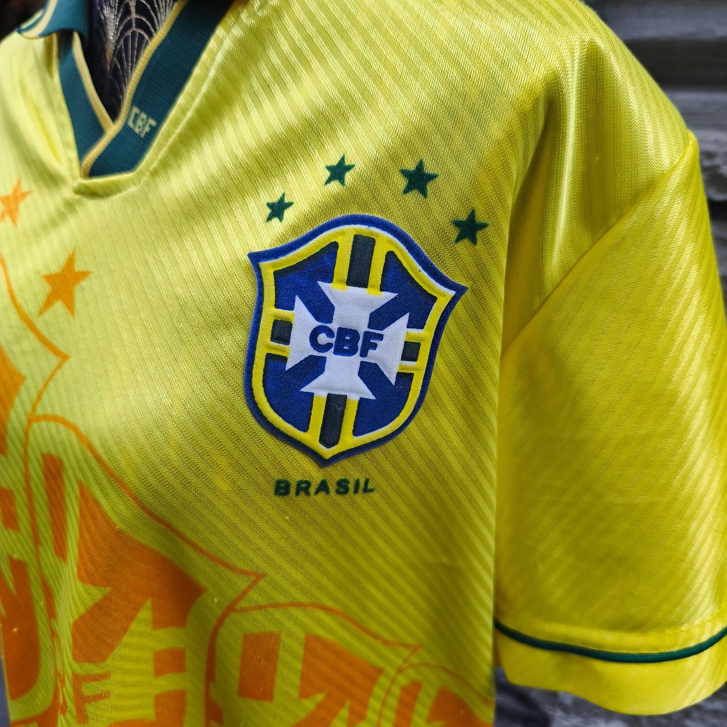 Maglia calcio ufficiale vintage Brasile 1994 Taglia M
