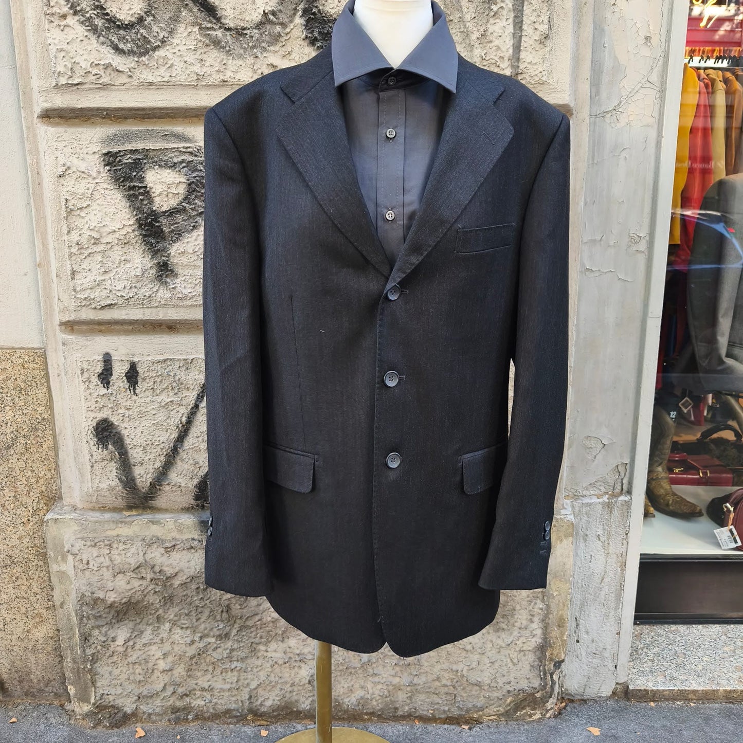 Blazer uomo vintage Domenico Tagliente in pura lana