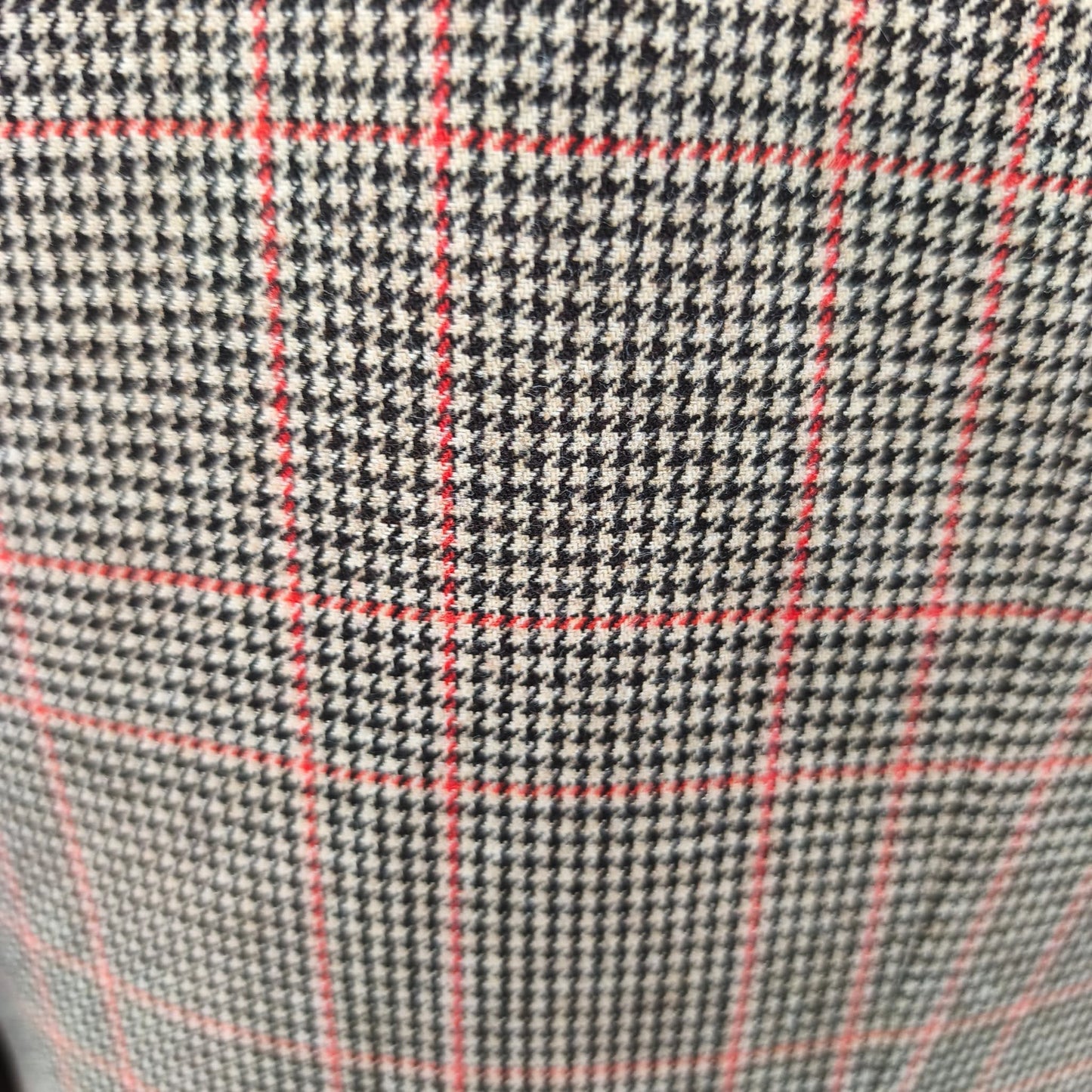 Blazer vintage in lana pied de poule
