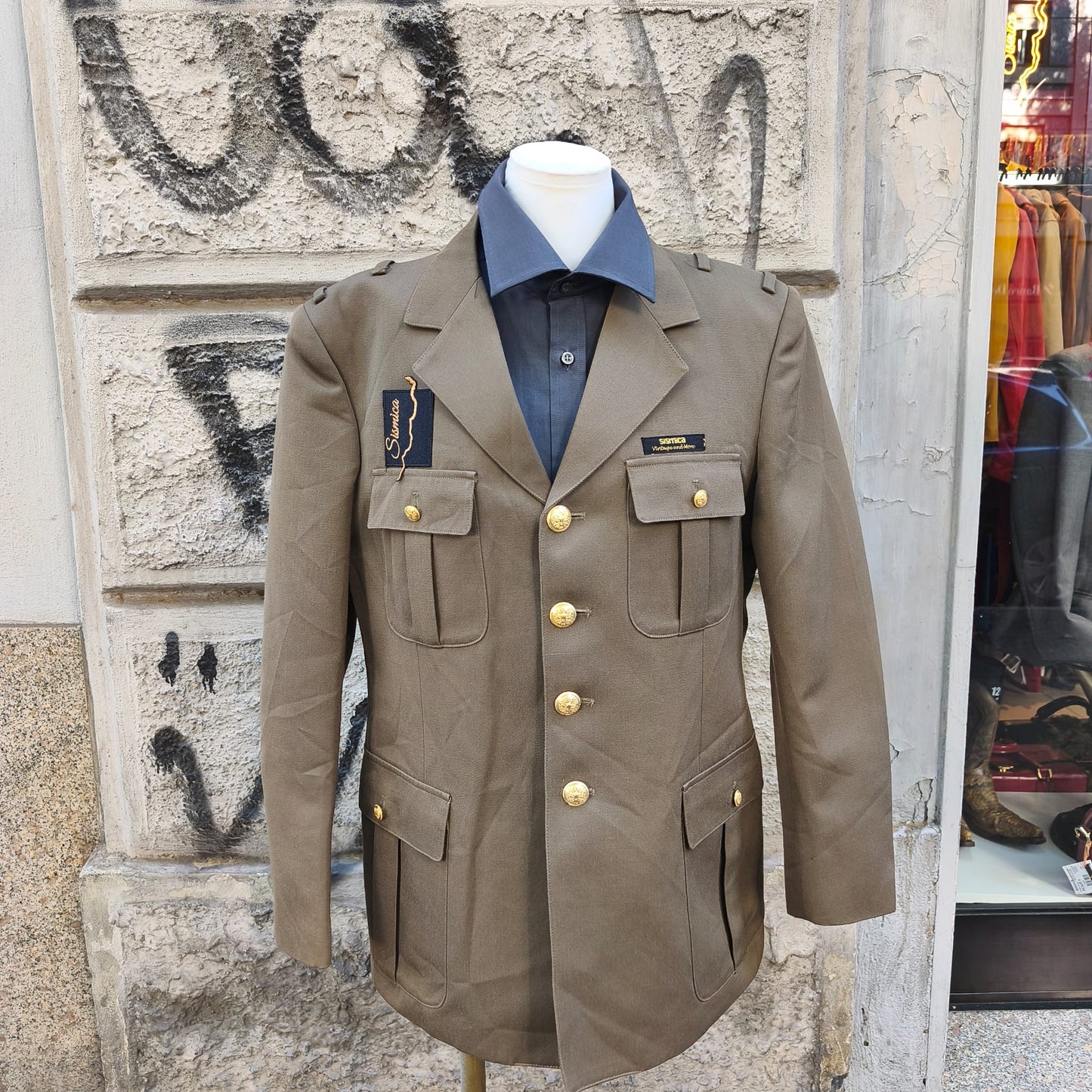 Giacca vintage esercito italiano modello Fedora custom old school