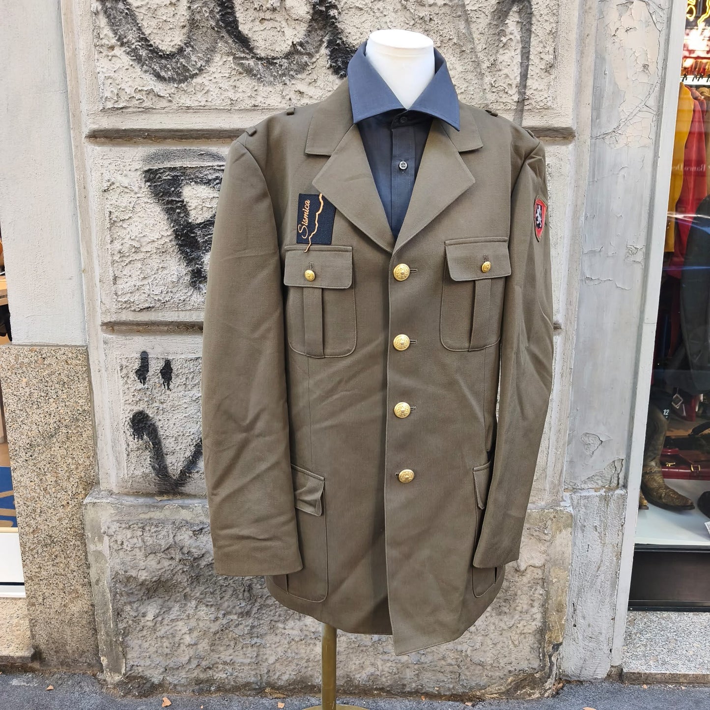 Giacca vintage esercito italiano modello Fedora custom