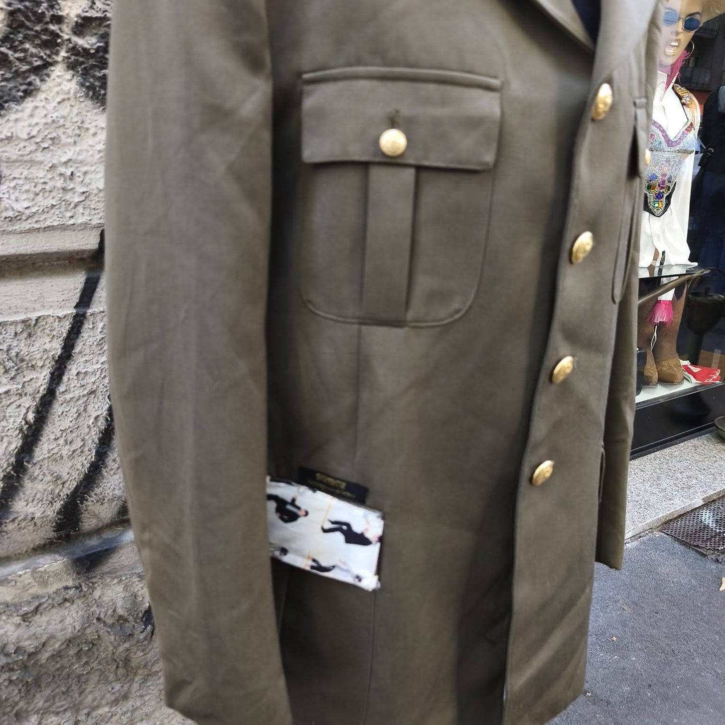 Giacca vintage esercito italiano modello fedora custom