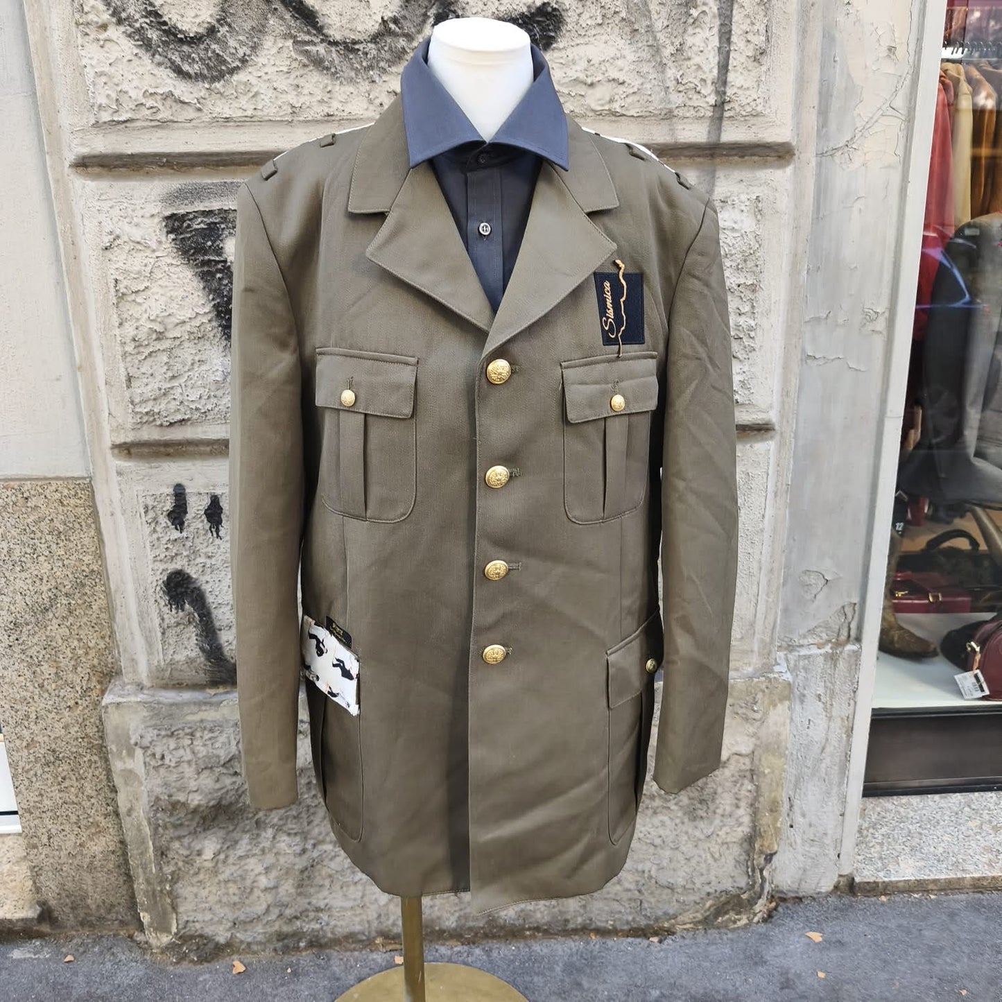 Giacca vintage esercito italiano modello fedora custom