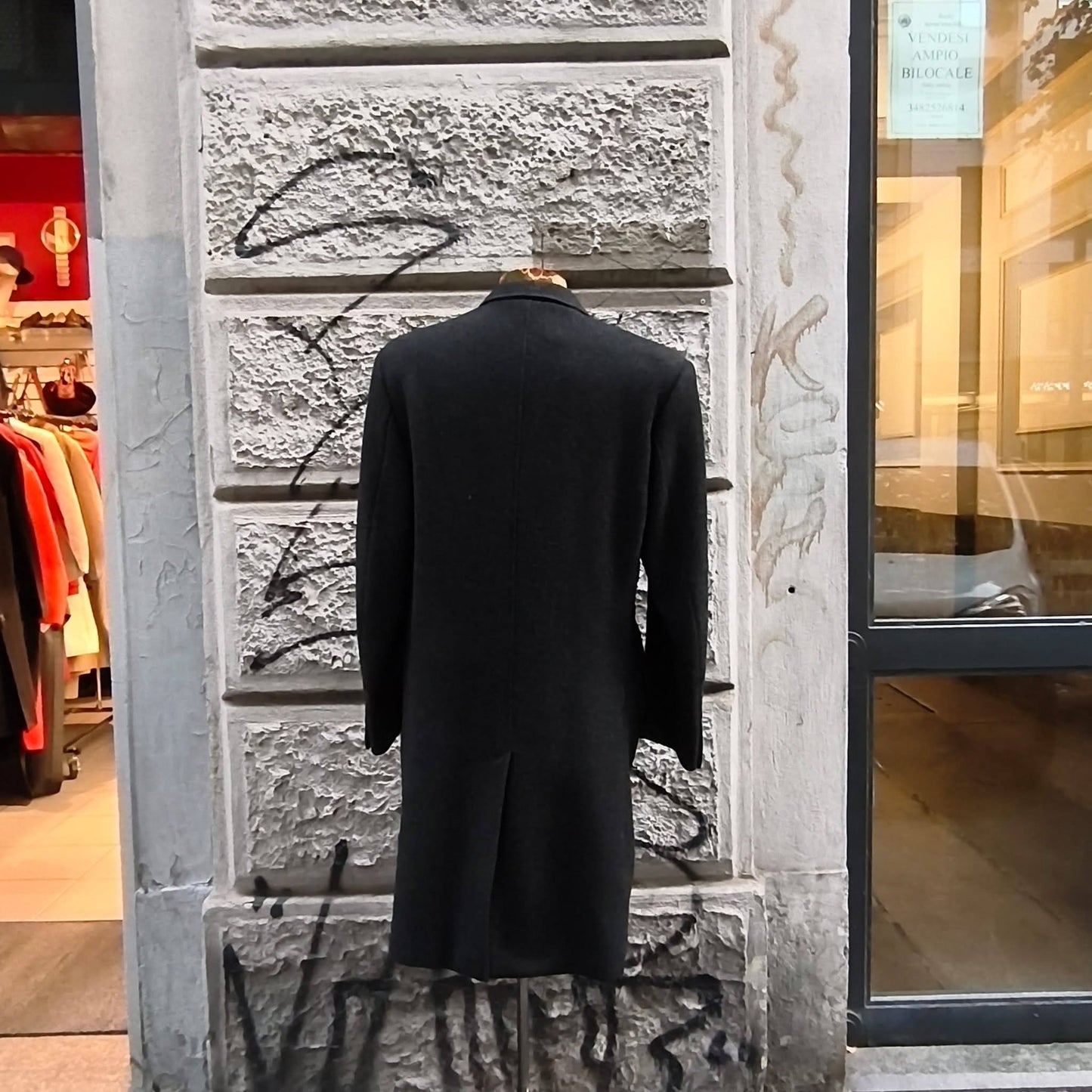 Cappotto vintage doppio petto  in pura lana Cerruti