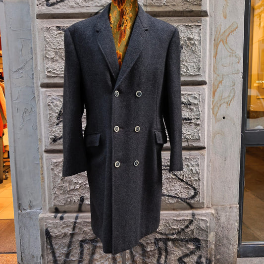 Cappotto vintage doppio petto  in pura lana Cerruti