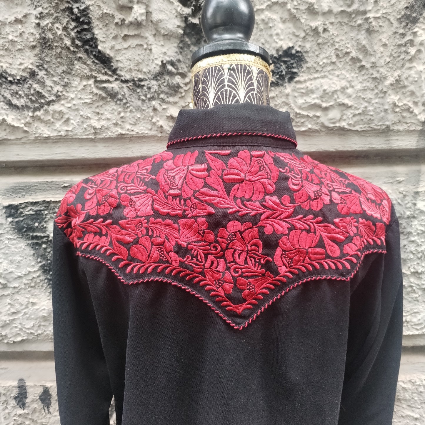 Camicia vintage ricamata Stars & Stripes