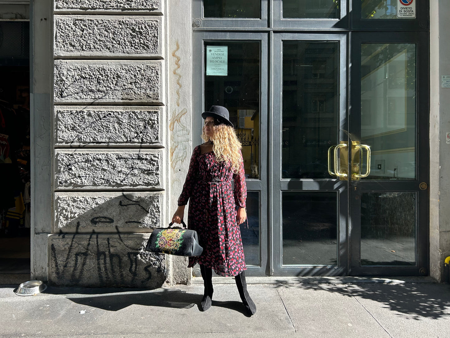Abito vintage Casadei made in Paris