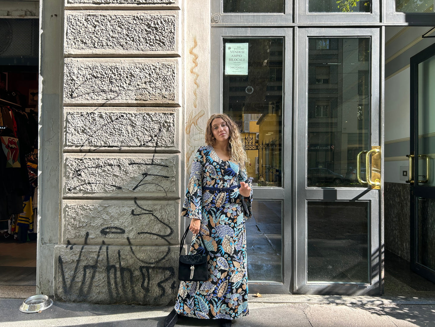 Abito lungo vintage Luisa Spagnoli