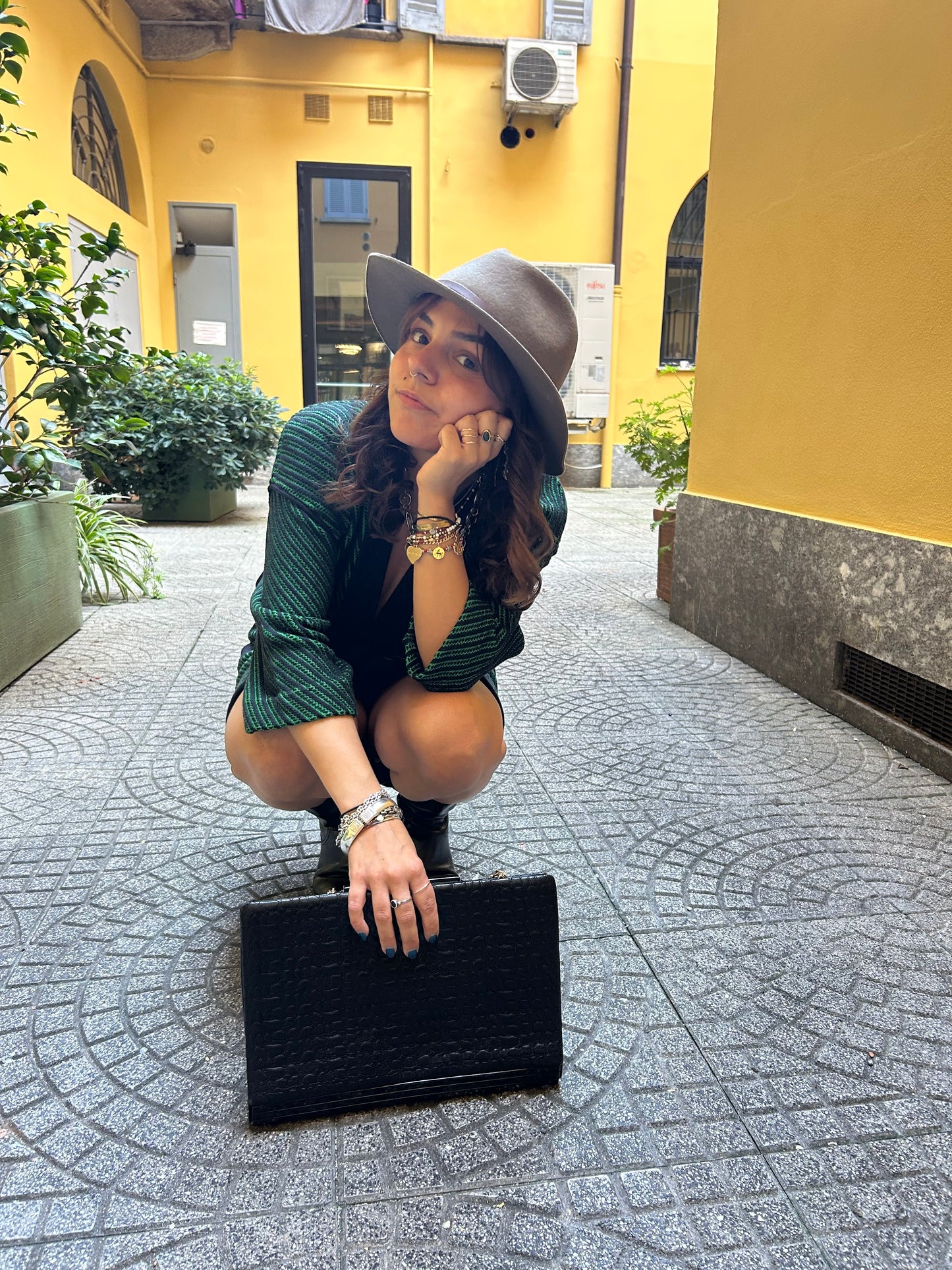 Cappello vintage modello Fedora Marlboro Classics