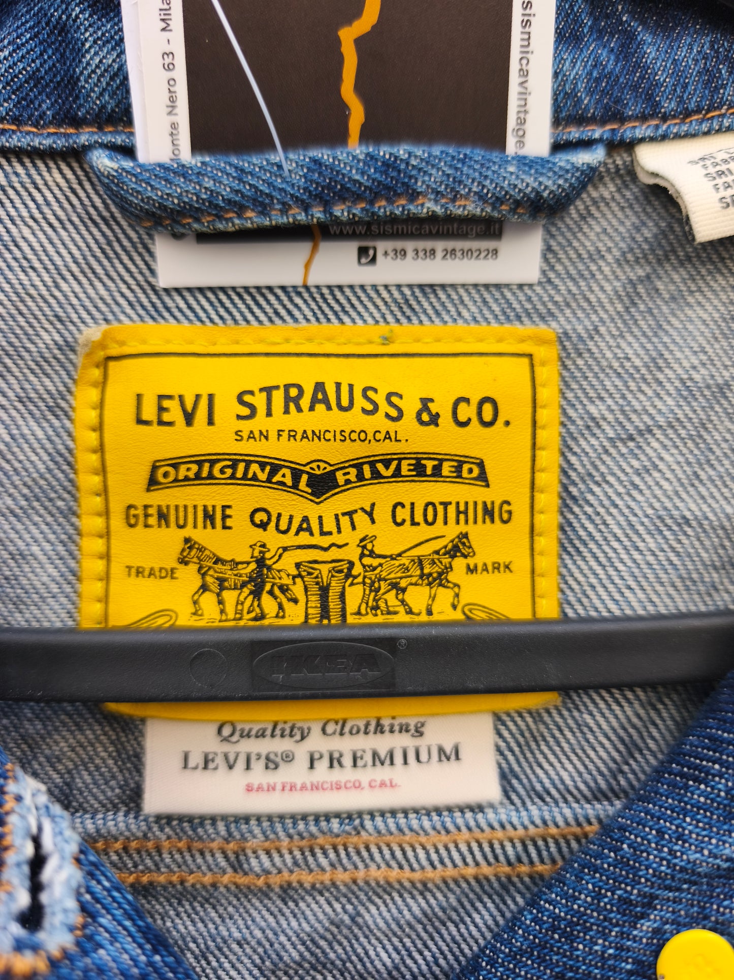 GIACCA IN JEANS LEVI'S PEANUTS - SNOOPY -