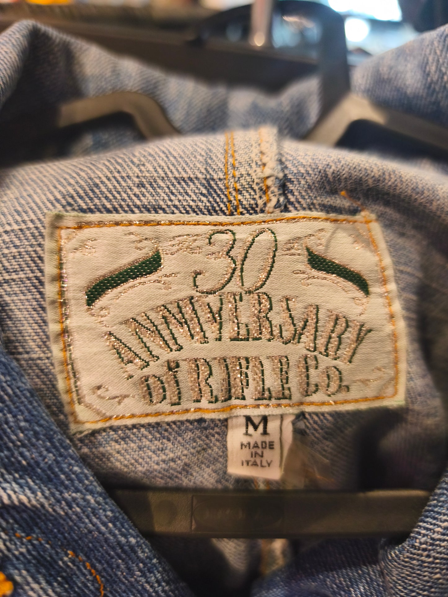 Giacca in jeans Rifle vintage anniversario 30 anni 1985