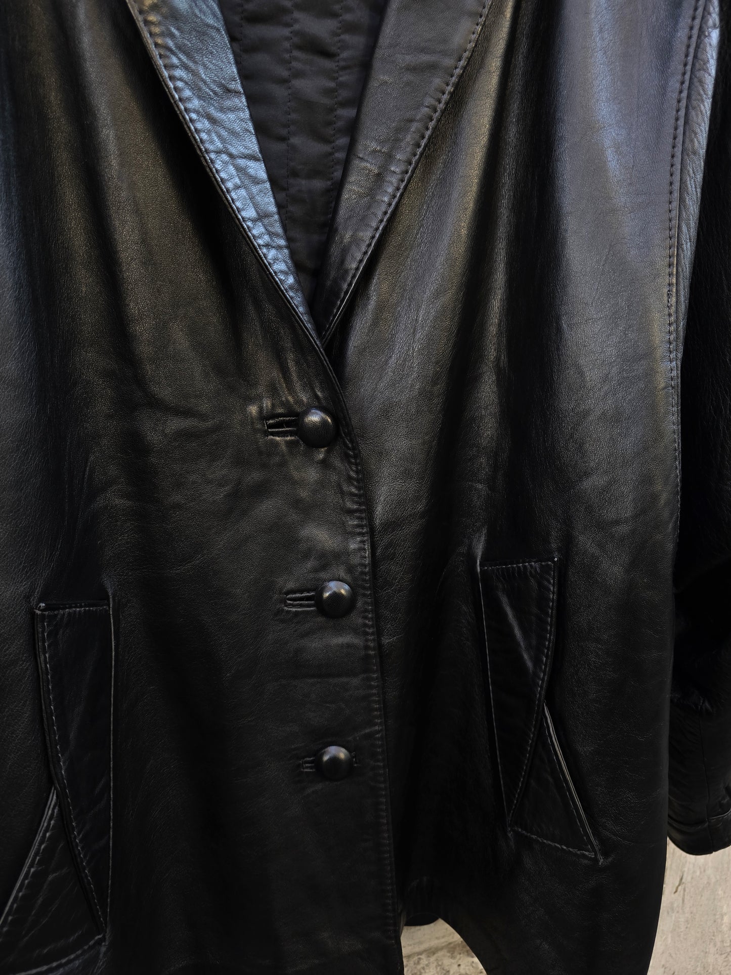Giacca vintage donna in vera pelle