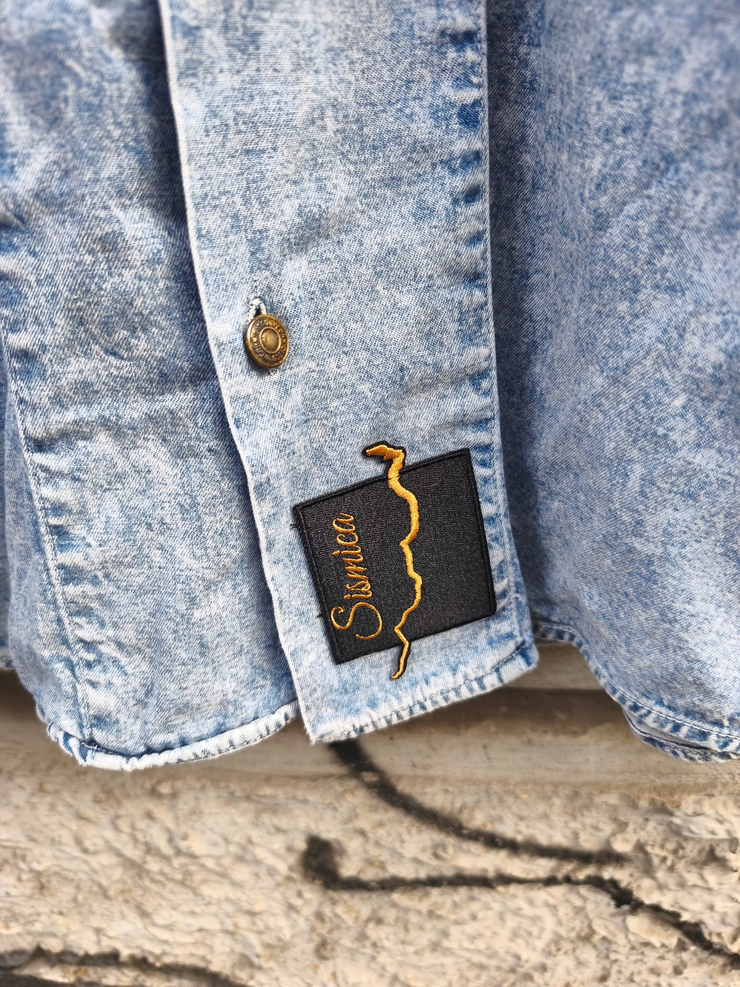 Camicia in denim vintage custom Raffaella