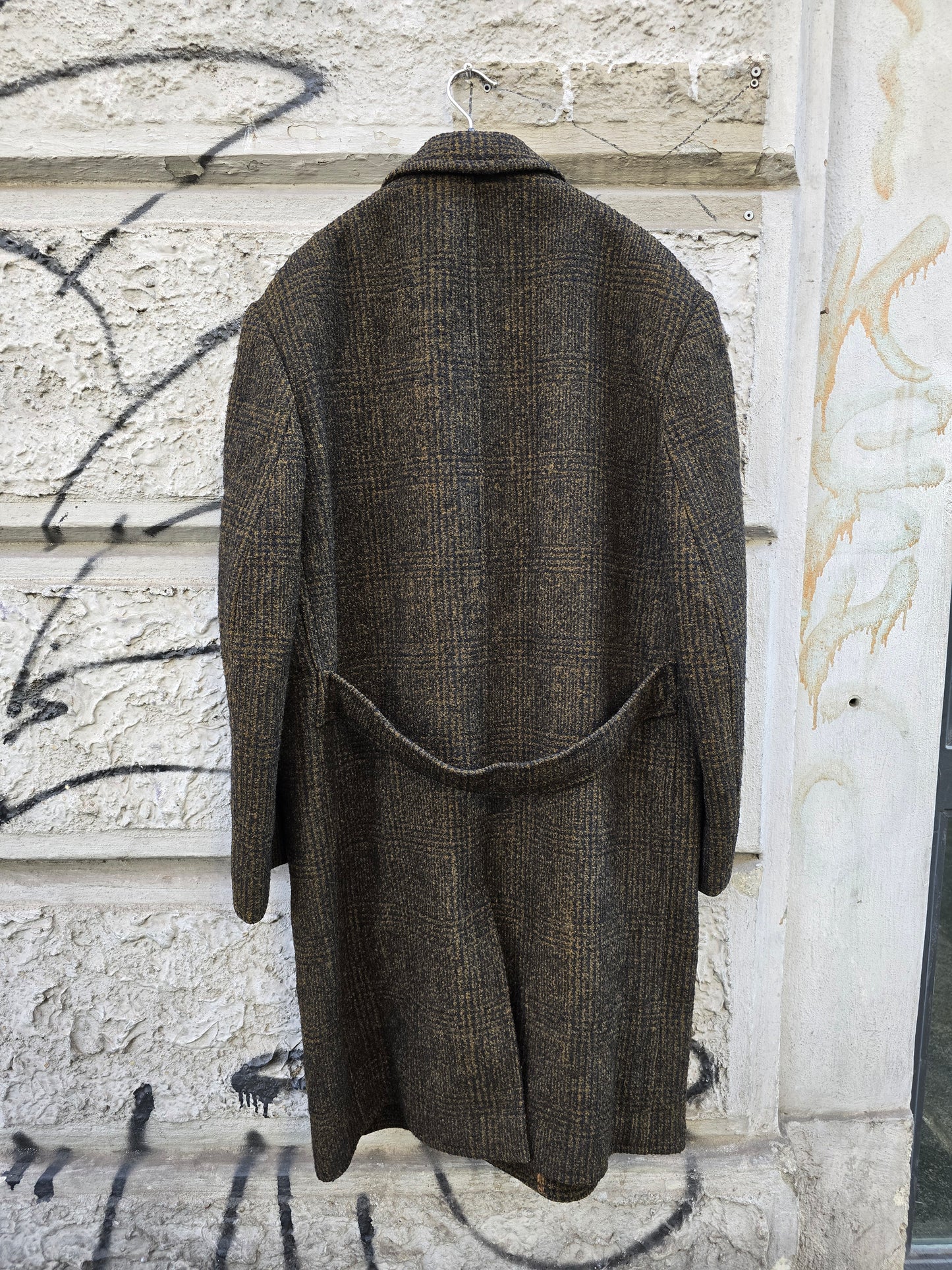 Cappotto uomo vintage pura lana vergine