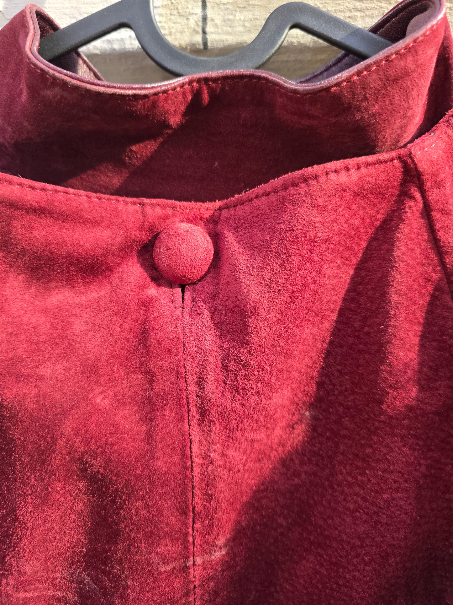 Giacca in pelle e camoscio vintage