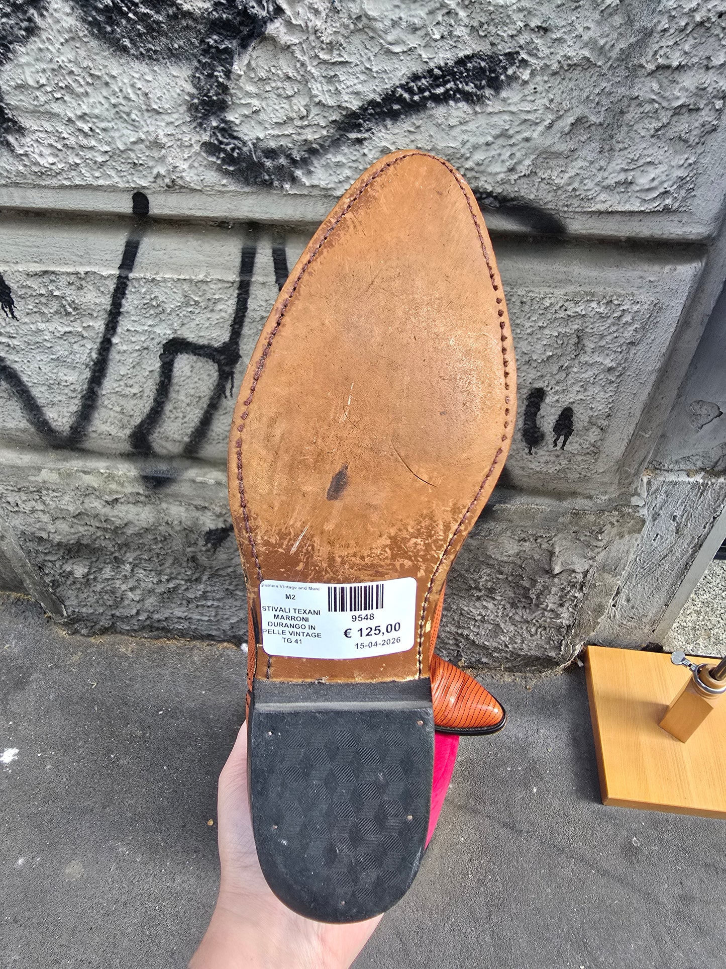 Stivale texano vintage Durango nr 41