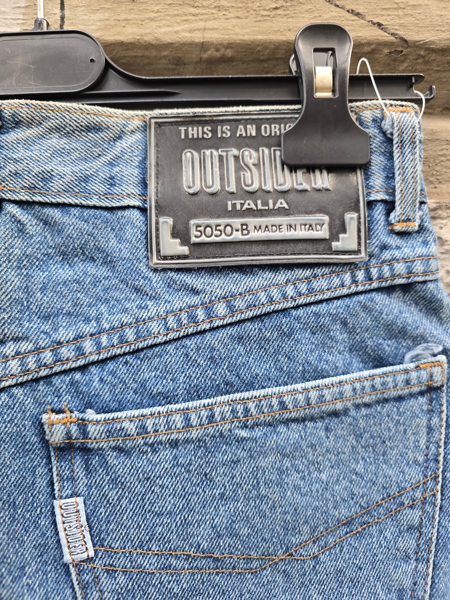 Gonna vintage in jeans e velluto Outsider