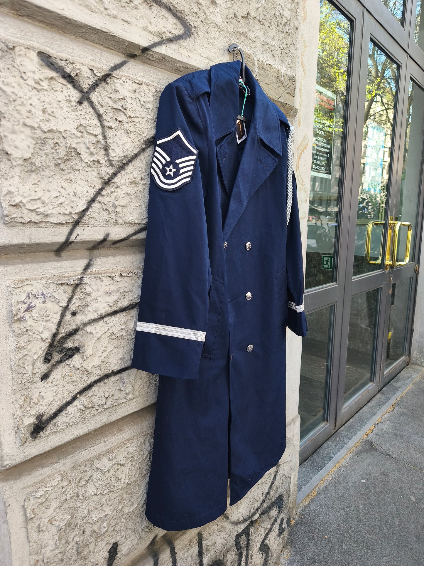 Cappotto doppiopetto blu anno 2009, Guardia Onore United State Air Force