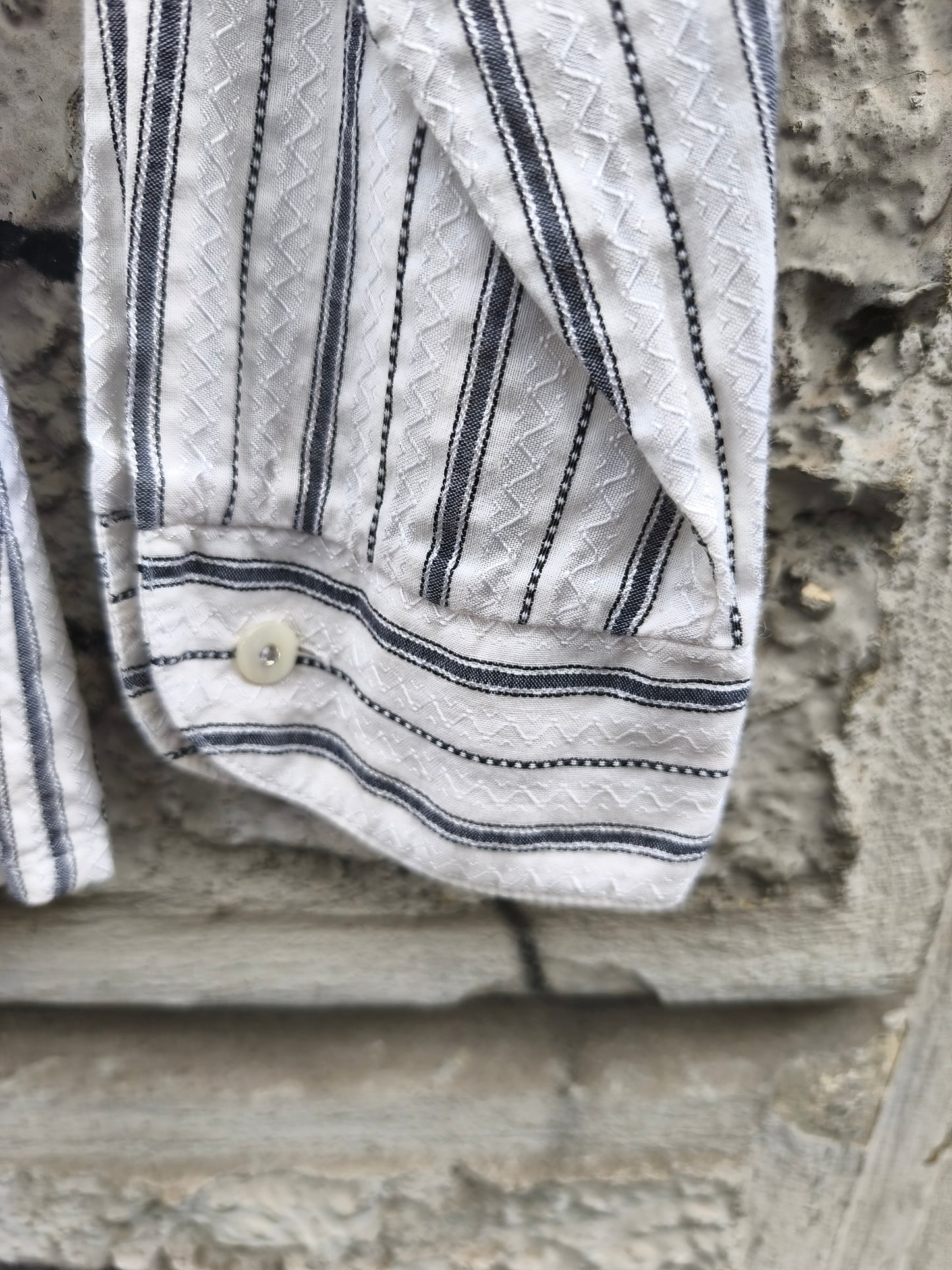 Camicia vintage anni 80 Byblos a righe cotone
