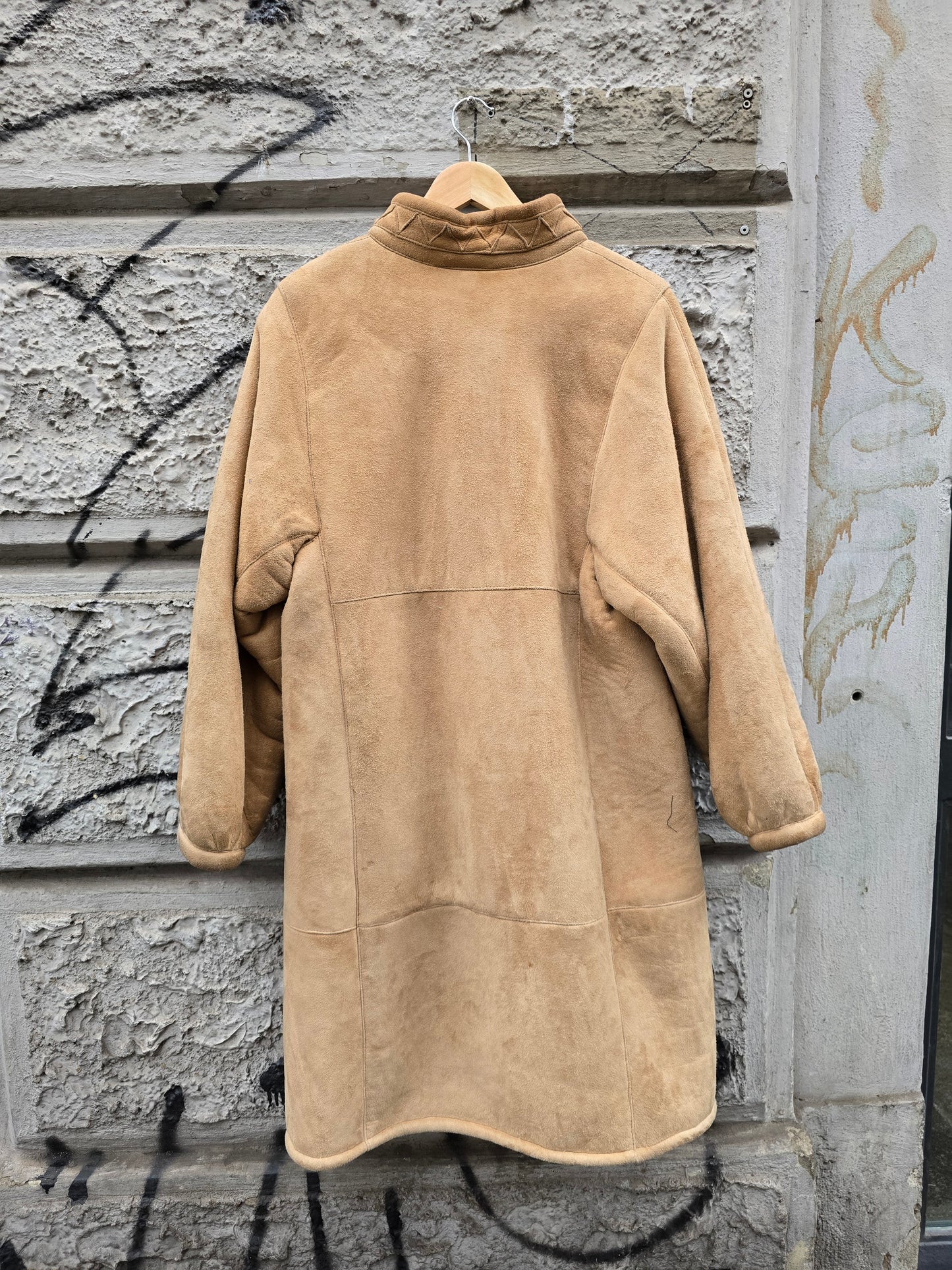 Montone vintage shearling donna