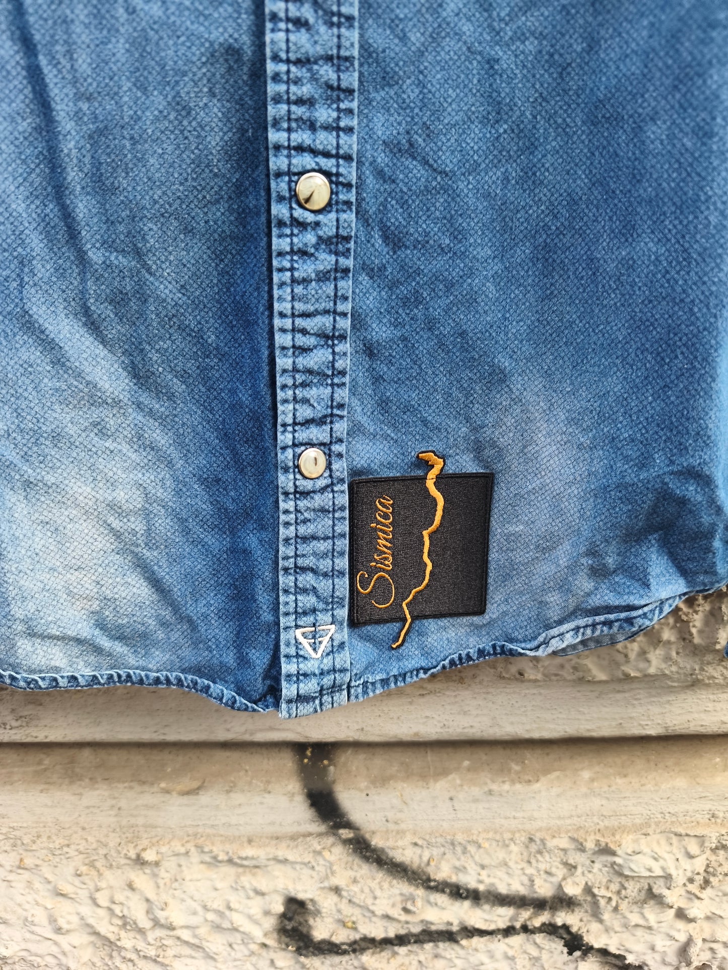 Camicia in denim vintage custom Raffaella