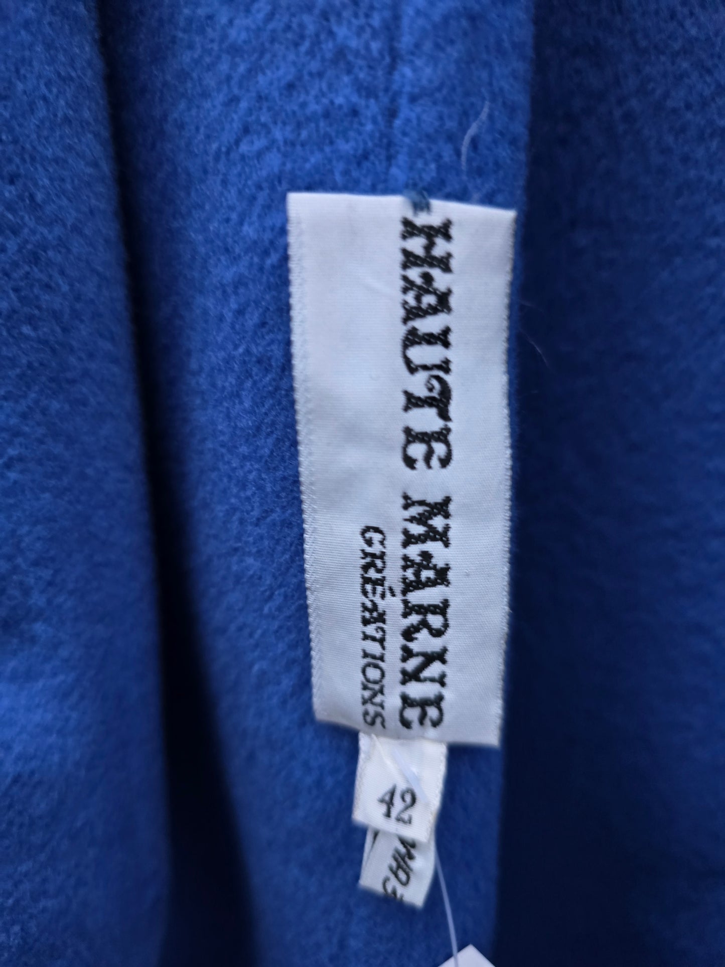 Cappotto vintage donna indaco