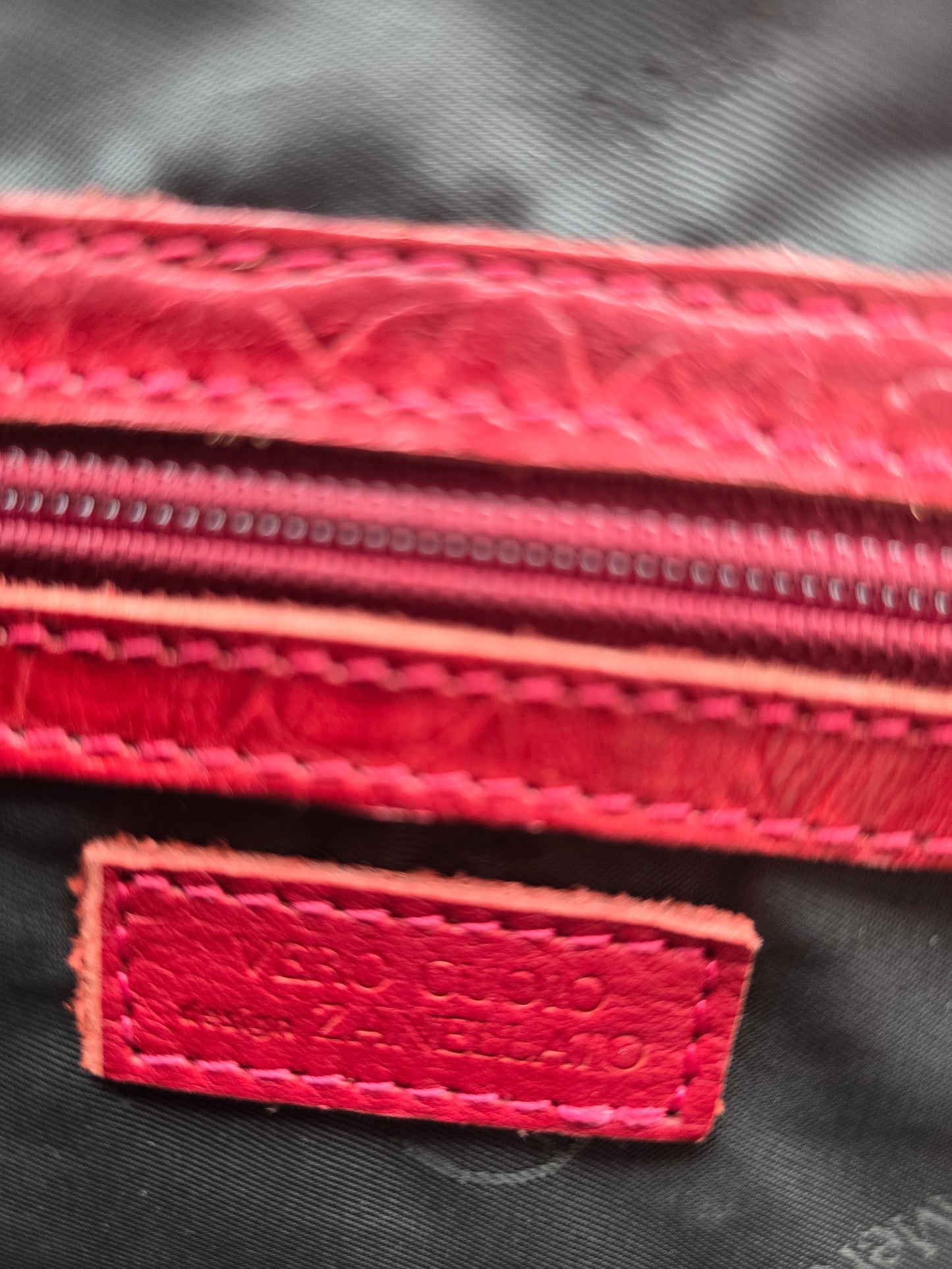 Borsa vintage in cuoio Zanellato per Mercedes