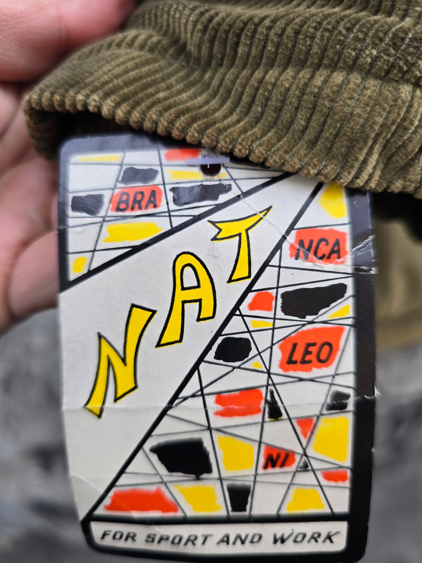 Cappotto vintage Nat nuovo con cartellino