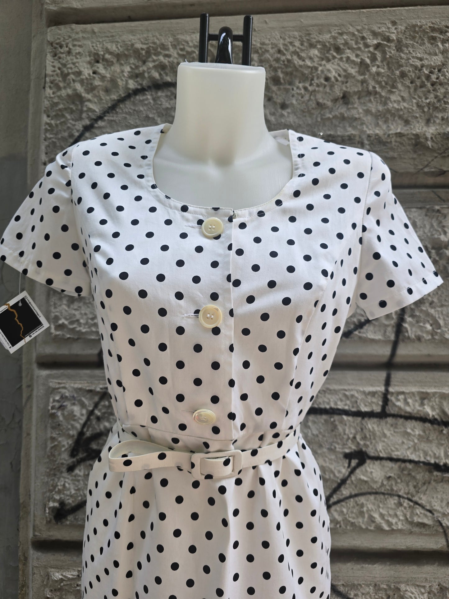Abito vintage a pois