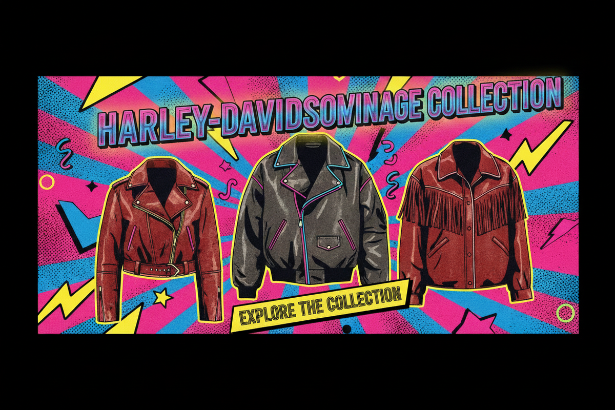 Banner Harley Davidson vintage