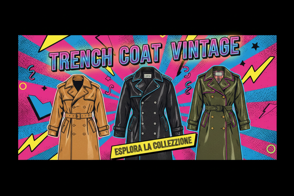 Banner Trench coat vintage
