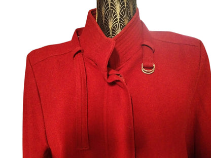 Cappotto rosso vintage anni 60