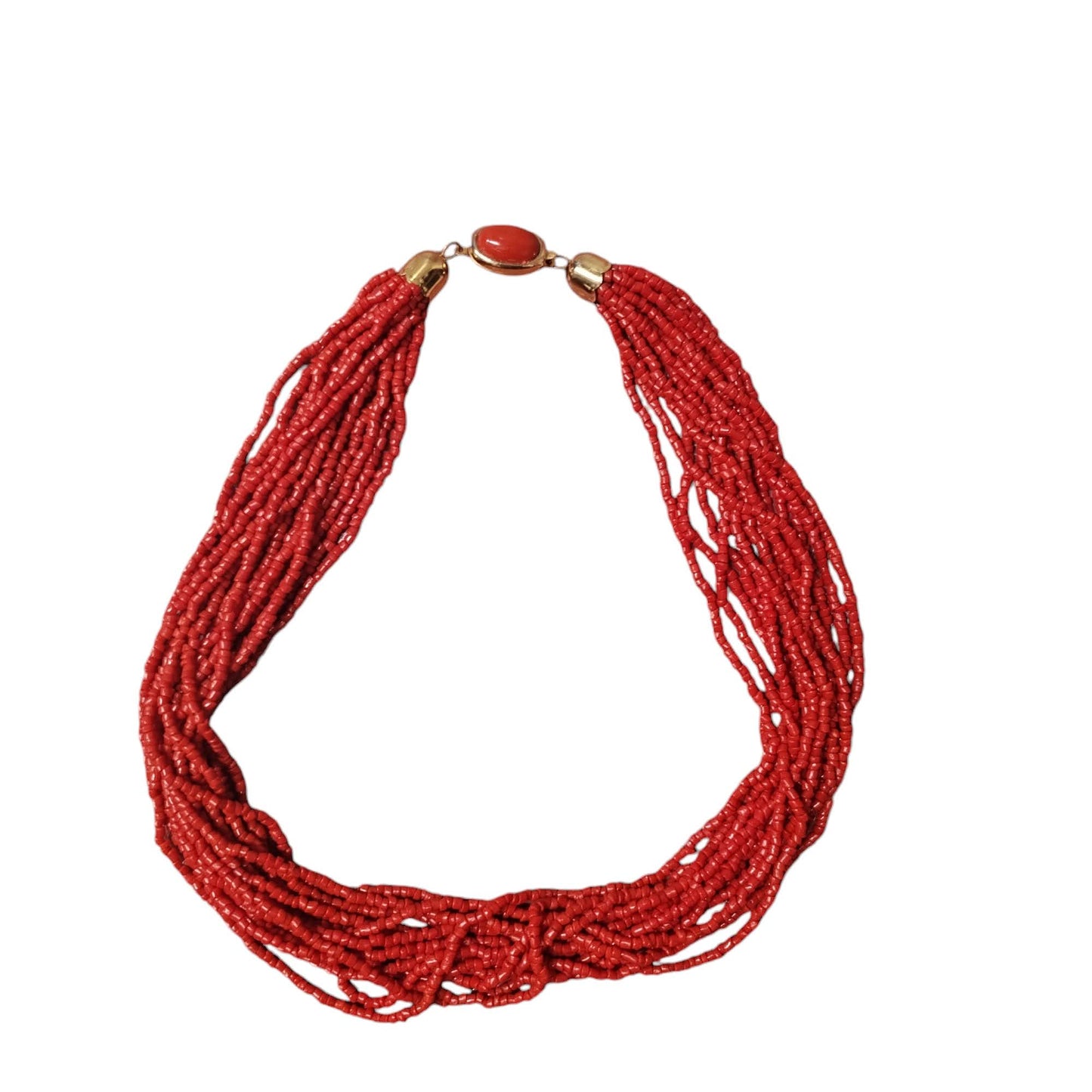 Collana vintage in corallo anni 60