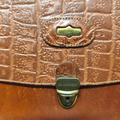 Borsa vintage in cuoio El Campero