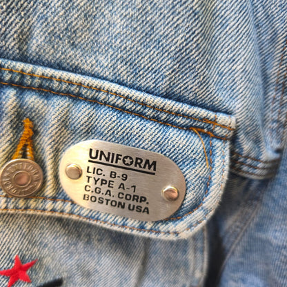 Giacca uomo in jeans vintage Uniform Type-A-1 Taglia xl