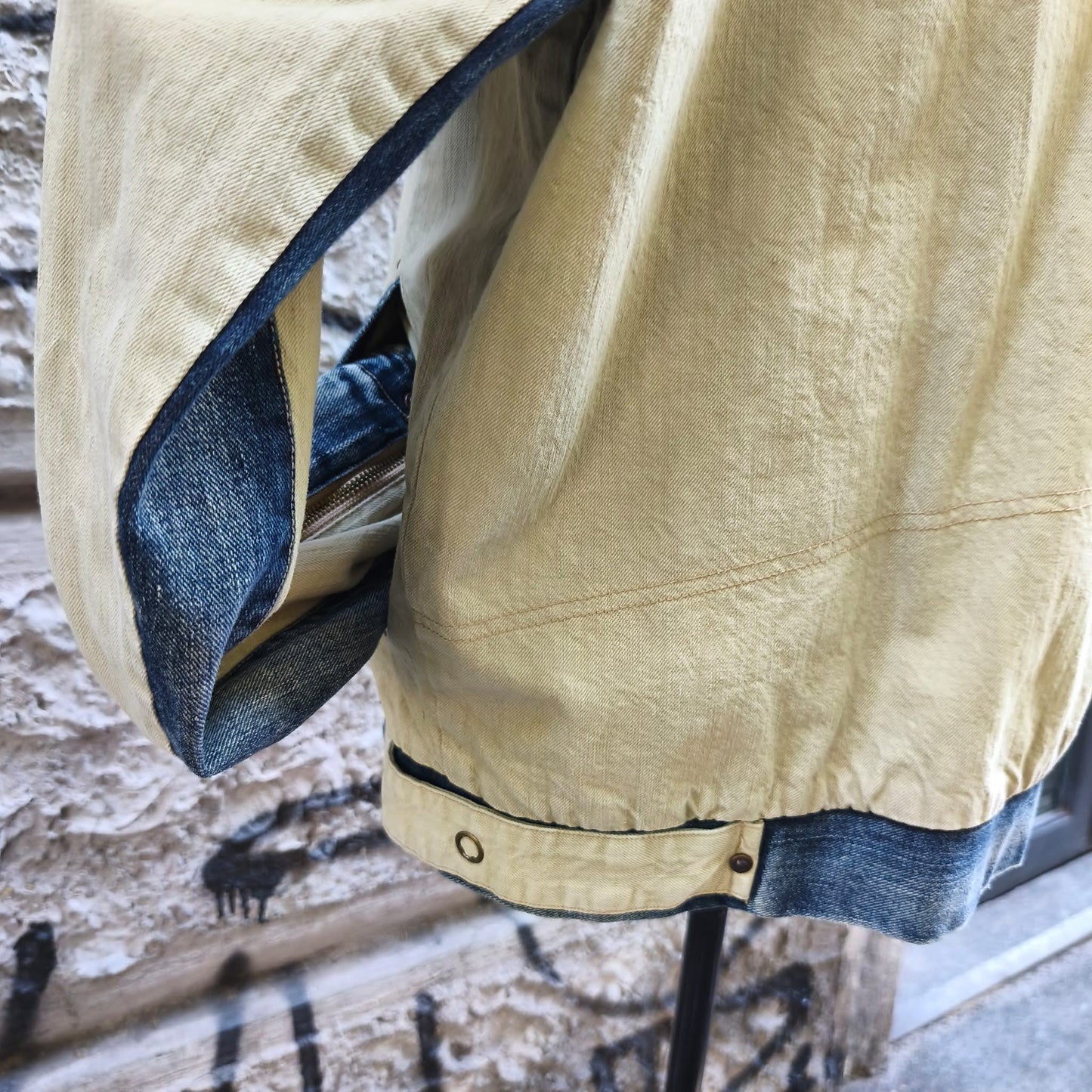 Giacca uomo in jeans vintage Marines Corp Joy Blue Taglia xl