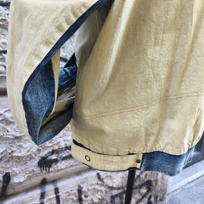Giacca uomo in jeans vintage Marines Corp Joy Blue Taglia xl