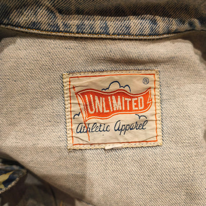 Giacca vintage in jeans Unlimited Rebel Rider Taglia xl
