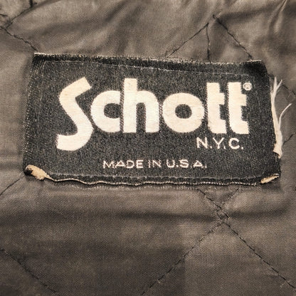 Giacca in pelle vintage Schott N.Y.C. Taglia xl