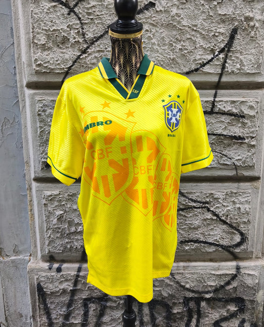 Maglia calcio ufficiale vintage Brasile 1994 Taglia M