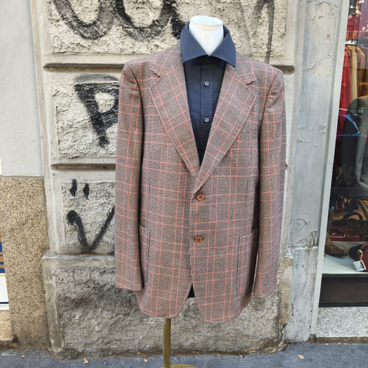 Blazer vintage in lana pied de poule
