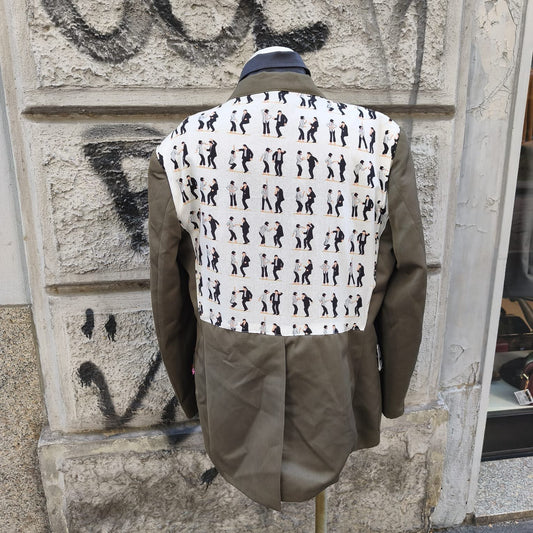 Giacca vintage esercito italiano modello fedora custom