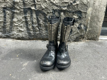 Stivali  vintage biker Ash con borchie